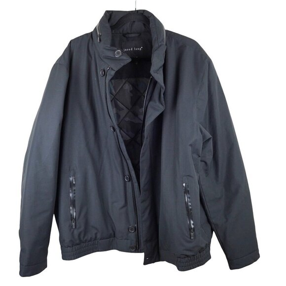 NWT Jared Lang Mens London 1A Black Quilted Camouflage Lined Jacket Size XXXL - Picture 1 of 12